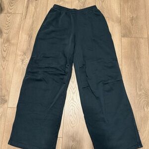 SKIMS Women's Spruce Wide Leg Sweatpants